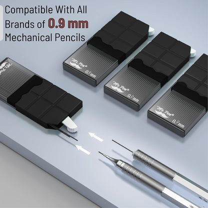 0.9 Mechanical Pencils Lead Refills, 4B, 280 pcs, 4 Pack