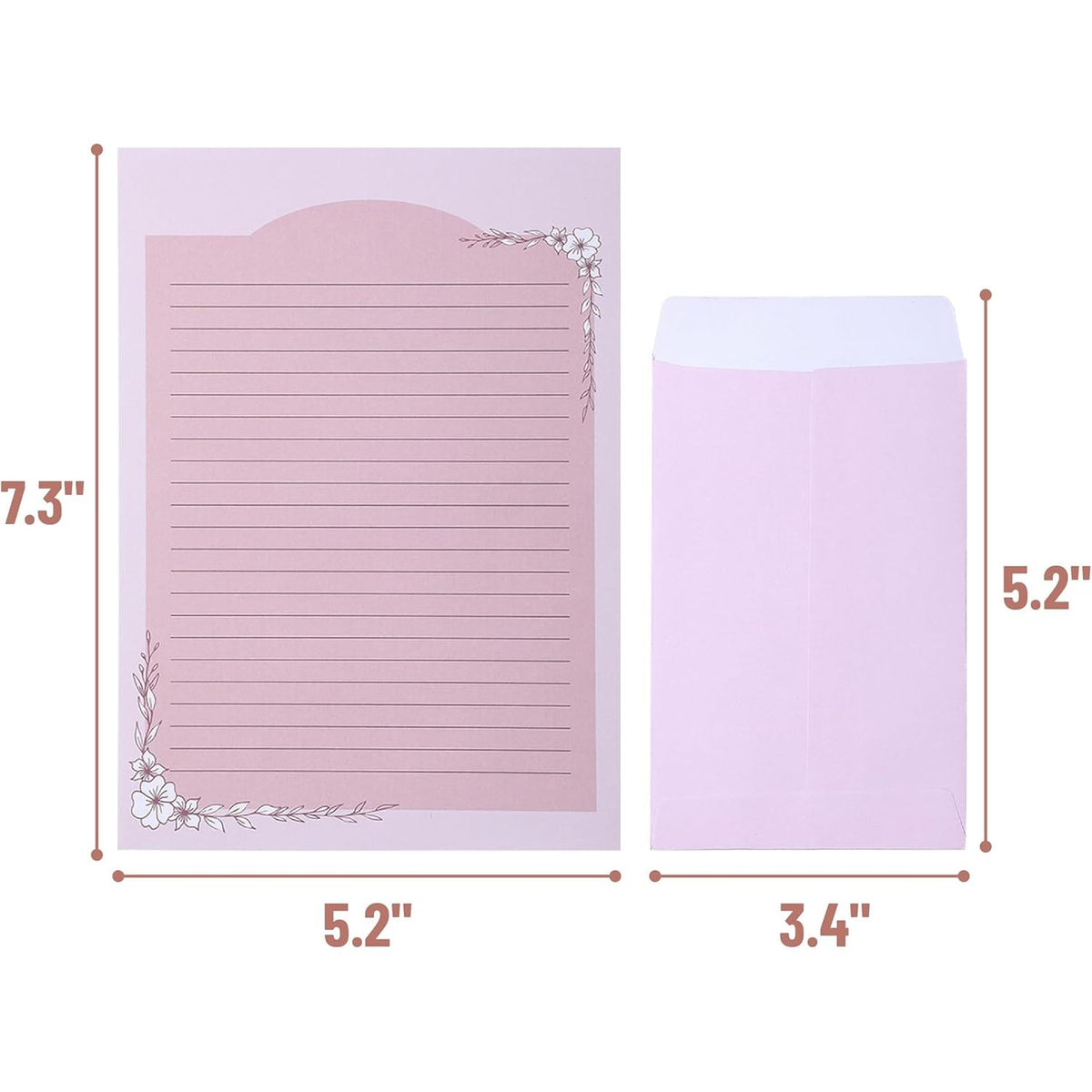 Mr. Pen- Stationery Writing Paper with Envelopes, 60 Letter Writing Paper with 30 Envelopes