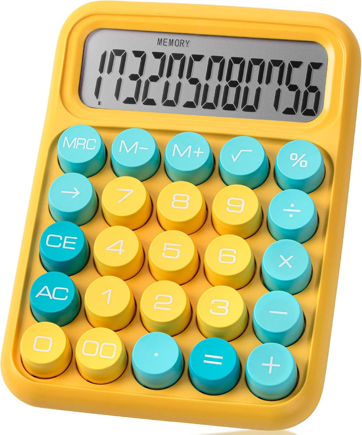 Mr. Pen- Mechanical Switch Calculator, 12Digits, Large LCD Display, Sunlit Shades, Calculator Big Buttons, Mechanical Calculator