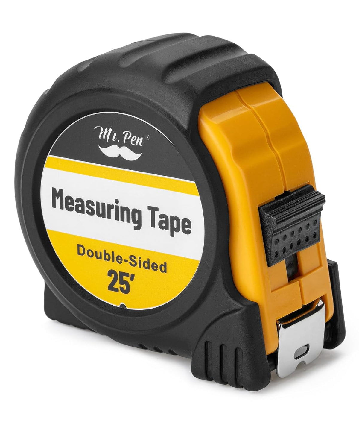 Mr. Pen- Tape Measure, 25-Foot, Yellow, Double Sided Steel Measuring Tape Measure with Fractions