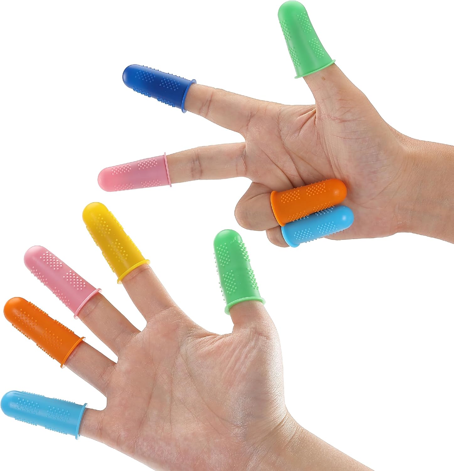 Mr. Pen Hot Glue Gun Finger Protectors, 24 pcs, Assorted Colors Silic