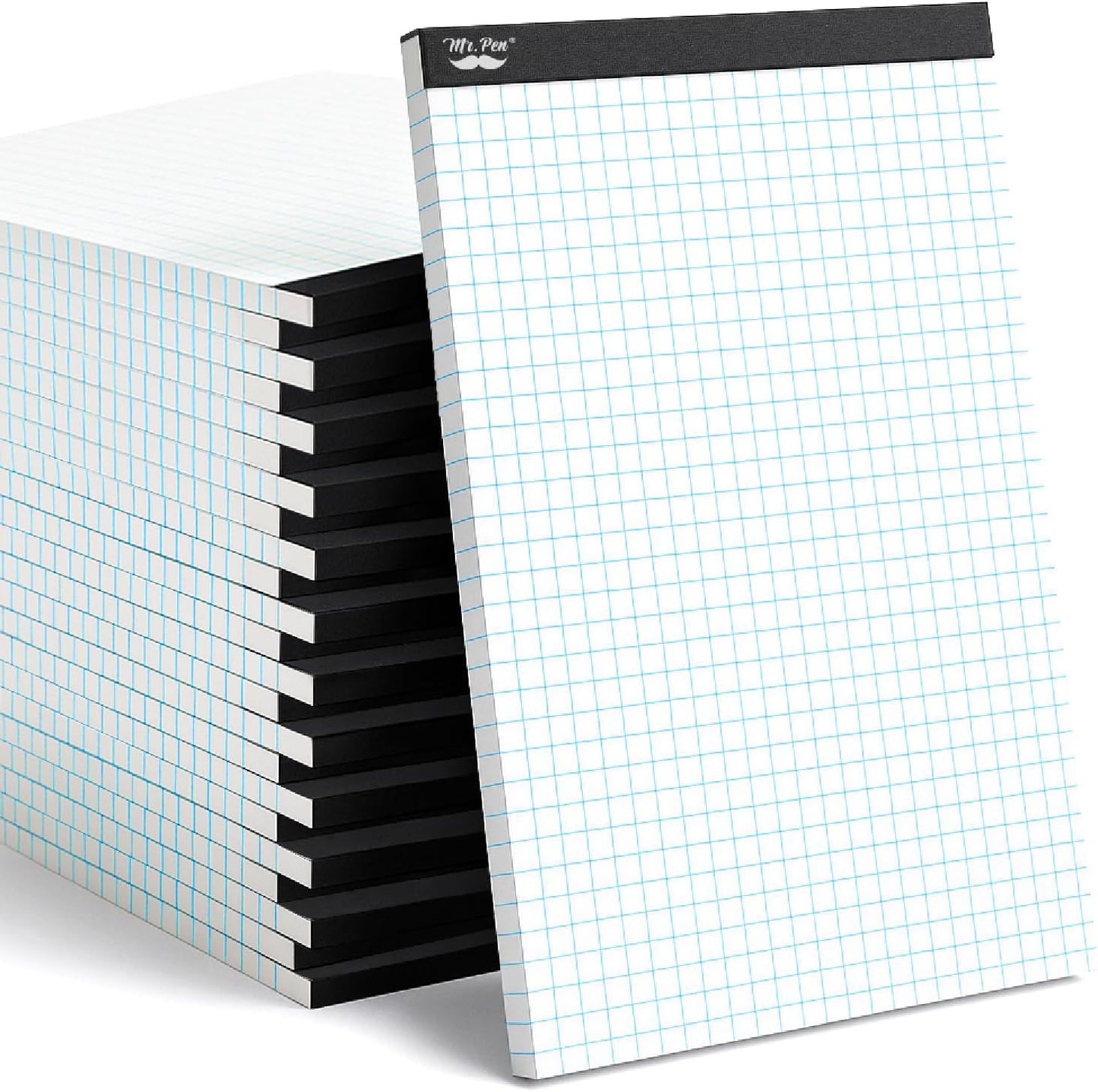 Bulk Graph Paper 8.5x11 Inch, 24 Pack, 30 Sheets Each, 4x4 Grid Paper