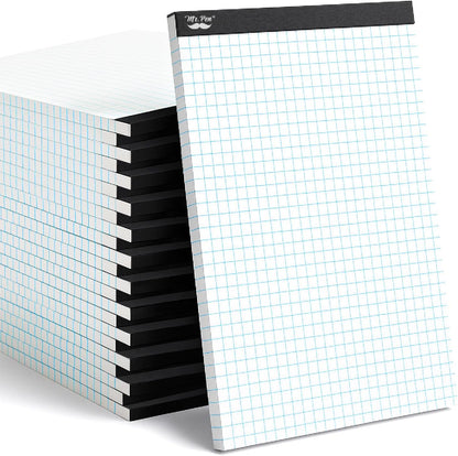 Bulk Graph Paper 8.5x11 Inch, 24 Pack, 30 Sheets Each, 4x4 Grid Paper
