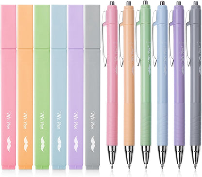 Mr. Pen- Aesthetic Highlighters and Pens No Bleed, 12 Pack, Assorted Colors Bible Highlighters No Bleed