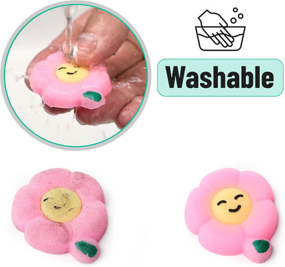 Easter Squishy Toys for Kids, 48 Pack, 24 Designs, Mochi