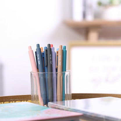 Mr. Pen- Retractable Gel Pens with Case, 12 Pack, Colorful Ink, 12 Refills, Gel Pens Fine Point 0.7mm