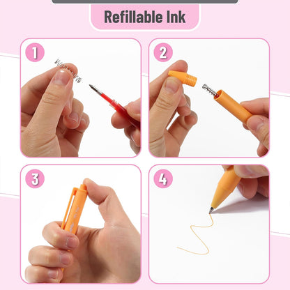 Mr. Pen- Retractable Gel Pens, 12 Pack, Bright Color Ink Gel Pens, Gel Pens Fine Point, Retractable Pens, Cute Pens, Gel Ink Pens