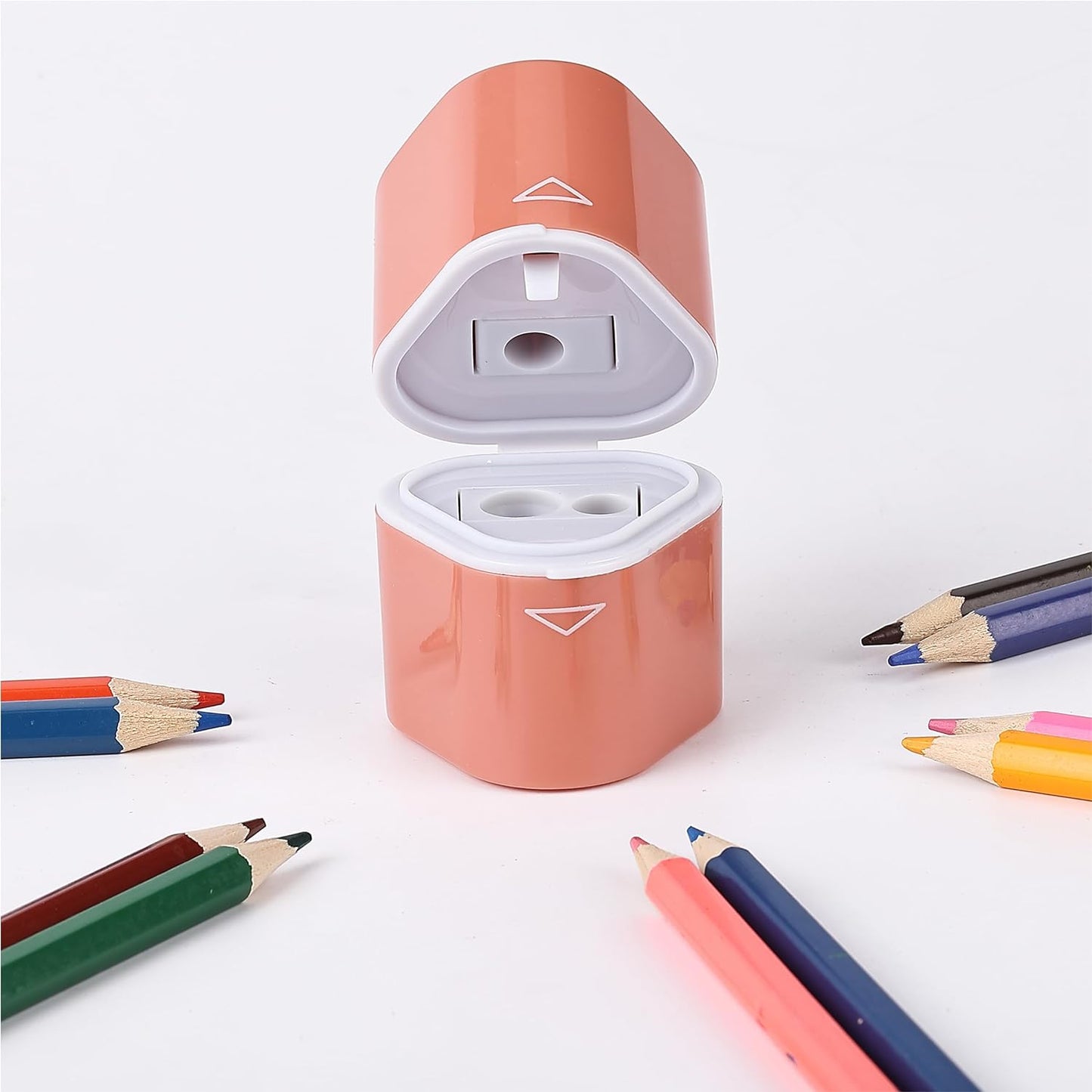 Pencil Sharpener for Colored Pencils, 3 Pack, 3 Hole, Pencil Sharpeners Manual, Handheld Pencil Sharpener, Pencil Sharpeners Handheld, Crayon Sharpener, Colored Pencil Sharpener