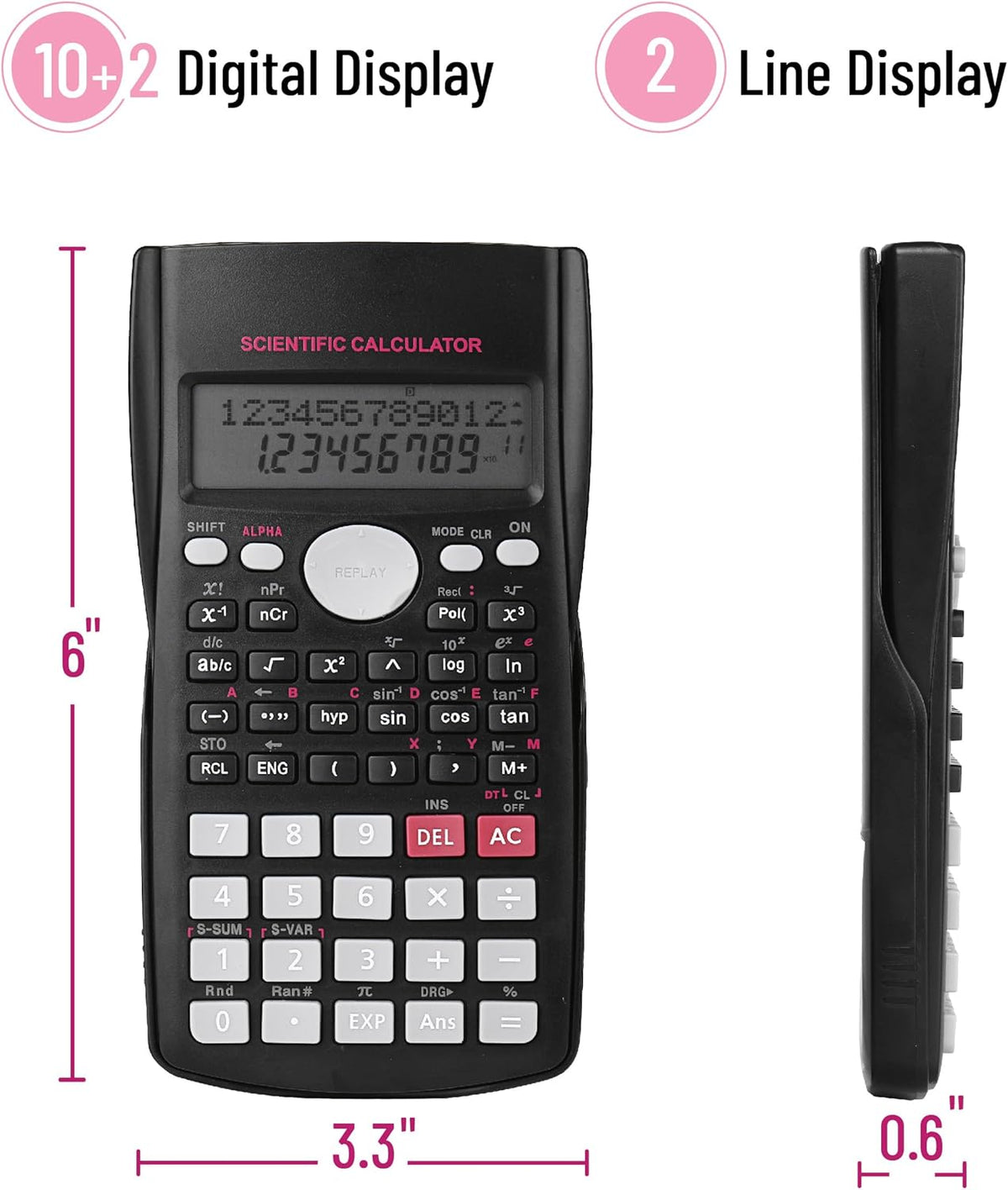 Mr. Pen- Scientific Calculator, 24pcs, 2 Line, Scientific Calculators for Students