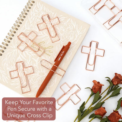 Mr. Pen- Metal Cross Pen Clips, 10 pcs, Rose Gold or Silver Cross Pen Holder