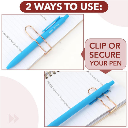 Mr. Pen- Metal Cross Pen Clips, 10 pcs, Rose Gold or Silver Cross Pen Holder