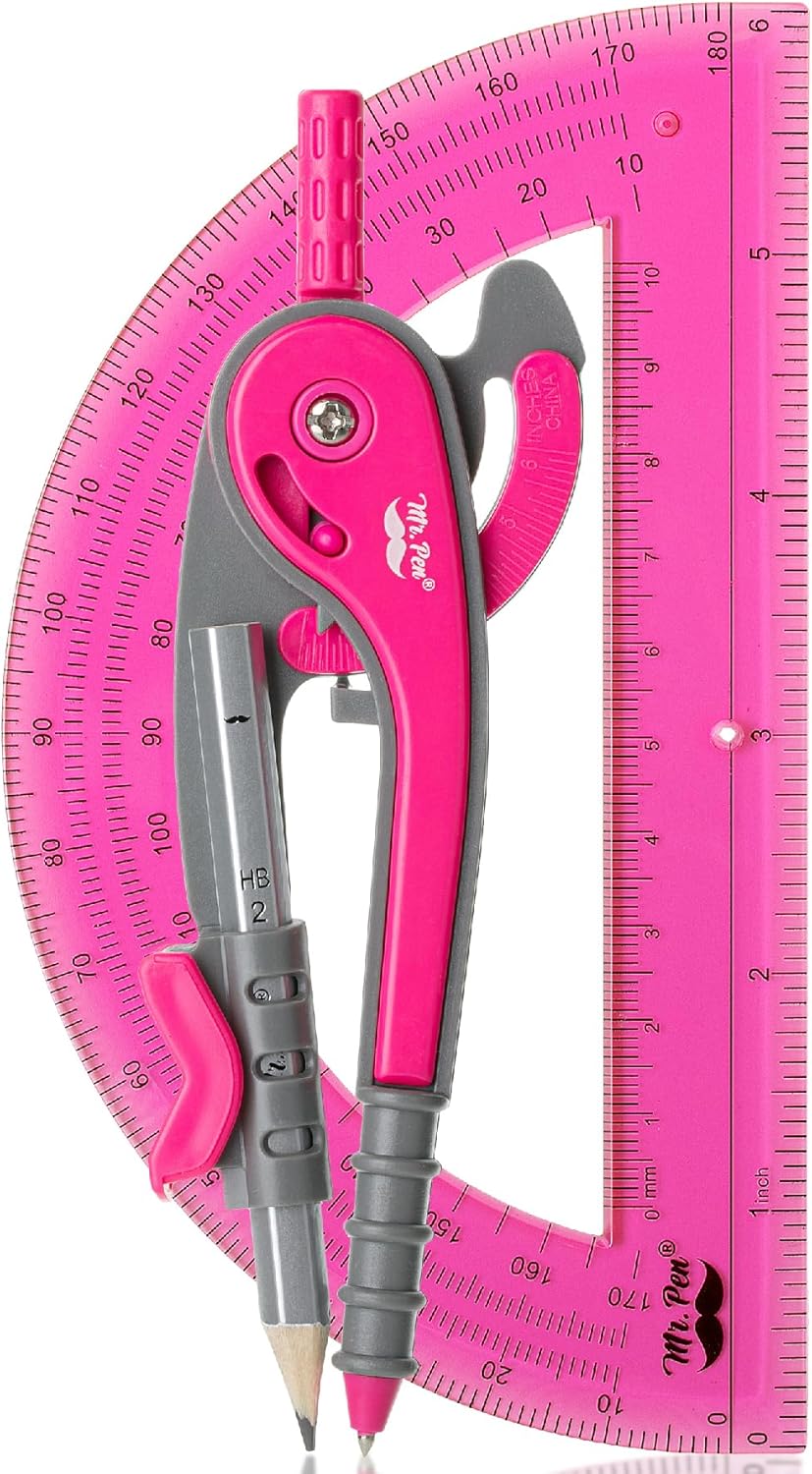 Mr. Pen Geometry Compasses for School & Drafting