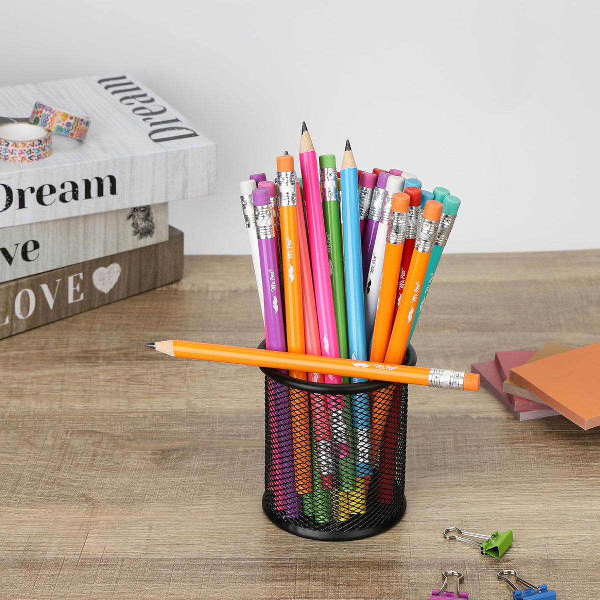 Mr. Pen- Jumbo Pencils, 60 pcs, Preschool Pencils, Large Pencil, Bright Barrels and Black 2 HB Graphite Cores, Smooth Lead, Latex-Free Eraser Top with Metal Ferrule