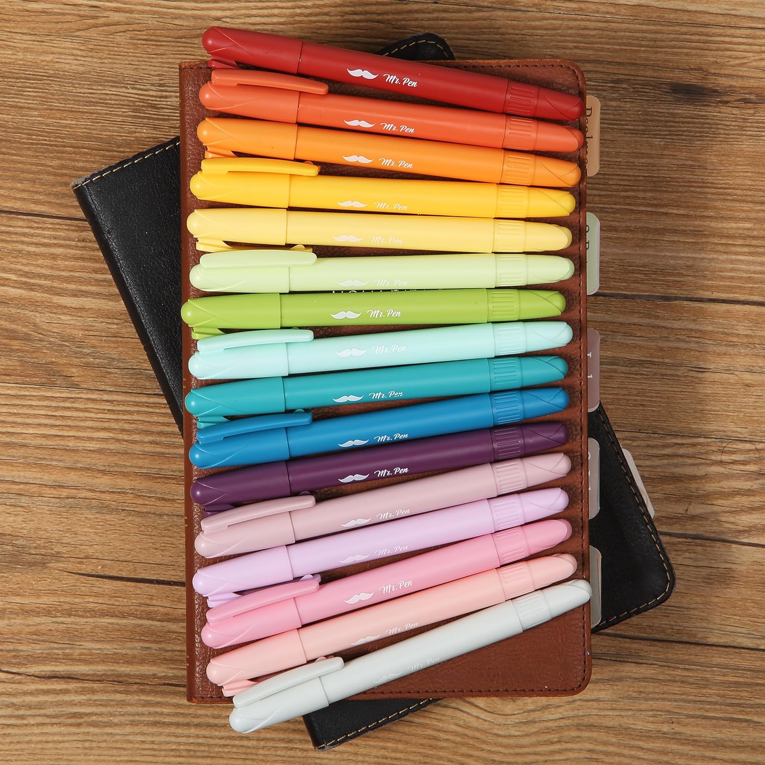 Customizable Bible Gel Highlighters, 16 Pack, Pastel No-Bleed Colors, Twist-Up, Sharpenable Tip