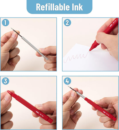 Mr. Pen- Aesthetic Pens, 0.7 mm Fine Point, 10 Pack, Assorted Color