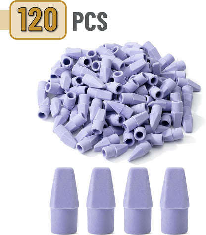 Mr. Pen- Pencil Top Erasers, 120 Pack, Latex-Free, No-Smudge