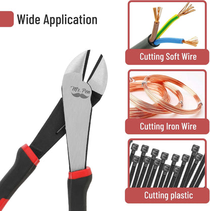Mr. Pen- Wire Cutter, 7 Inch, 2 Pack, Wire Cutters Heavy Duty, Diagonal Wire Cutters