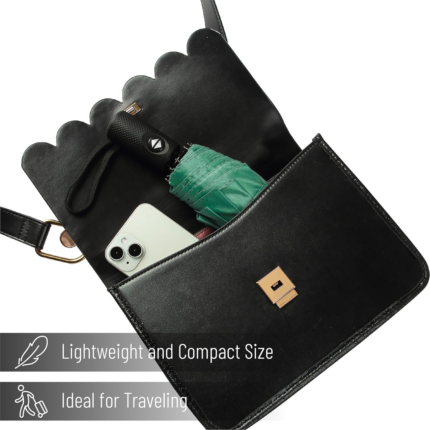 Mr. Pen Windproof Travel Umbrella, Dark Green, Automatic Umbrellas fo