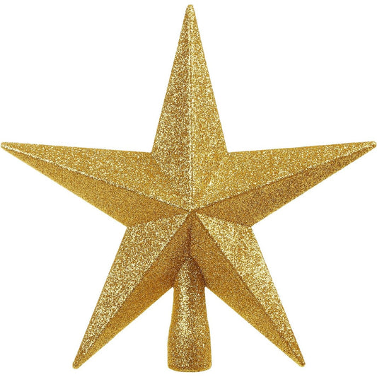 Mr. Pen- Glitter Star Tree Topper, 8-Inch, Gold Star Christmas Tree Topper Star