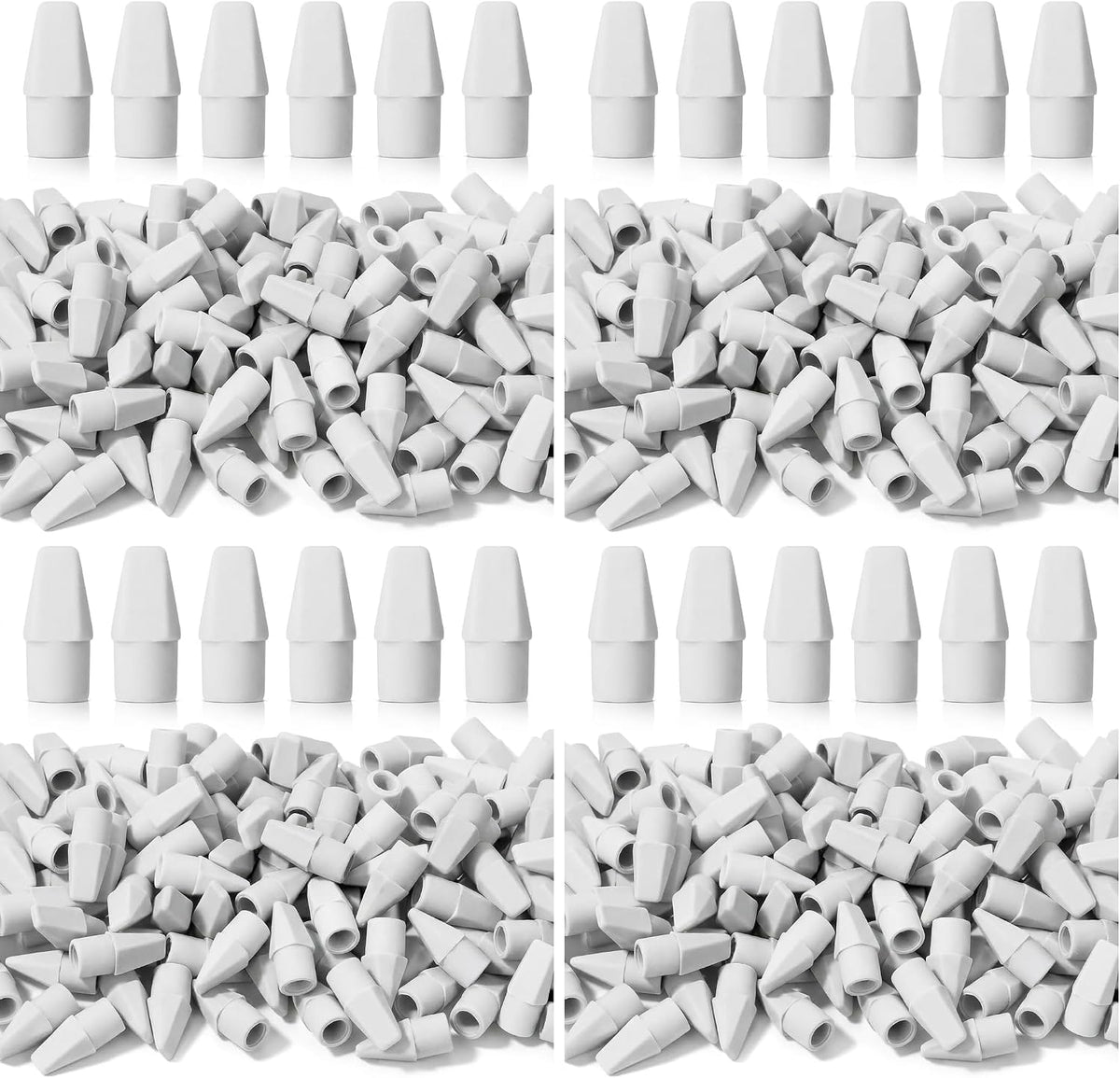 Mr. Pen- Pencil Top Erasers, 120 Pack, Latex-Free, No-Smudge