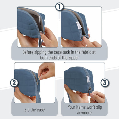 Blue Pencil Pouch, Large Capacity Pillow Pencil Case, Pencil Bag, Pen Case