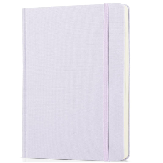Customizable Dotted Journal Notebook, 5.7"x8.3", 160 Pages, Fabric Hardcover