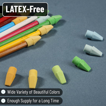 Mr. Pen- Pencil Top Erasers, 120 Pack, Latex-Free, No-Smudge