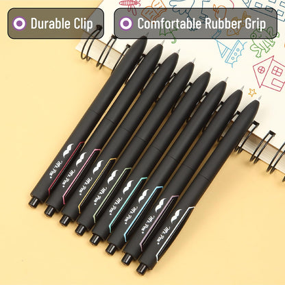 Mr. Pen- Retractable Gel Pens, 8 Pack, Pastel Color Ink Gel Pens, Gel Pens Fine Point 0.5mm, Retractable Pens, Cute Pens