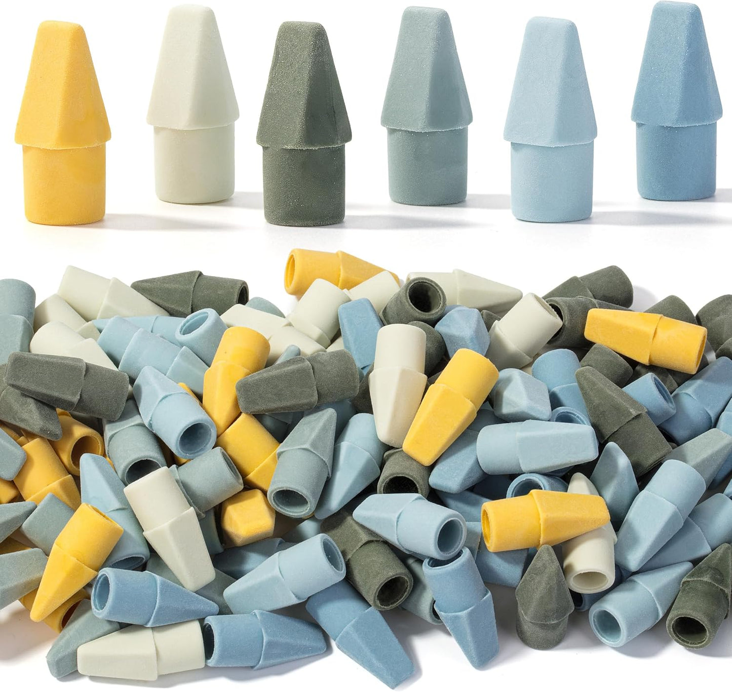 Mr. Pen- Pencil Top Erasers, 120 Pack, Latex-Free, No-Smudge