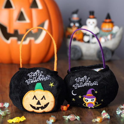 Mr. Pen- Mini Halloween Candy Bucket, 4 Pack (Check the Size), Halloween bucket, Halloween Trick or Treat Bucket, Halloween Trick or Treat Bags, Halloween Bags for Trick or Treat