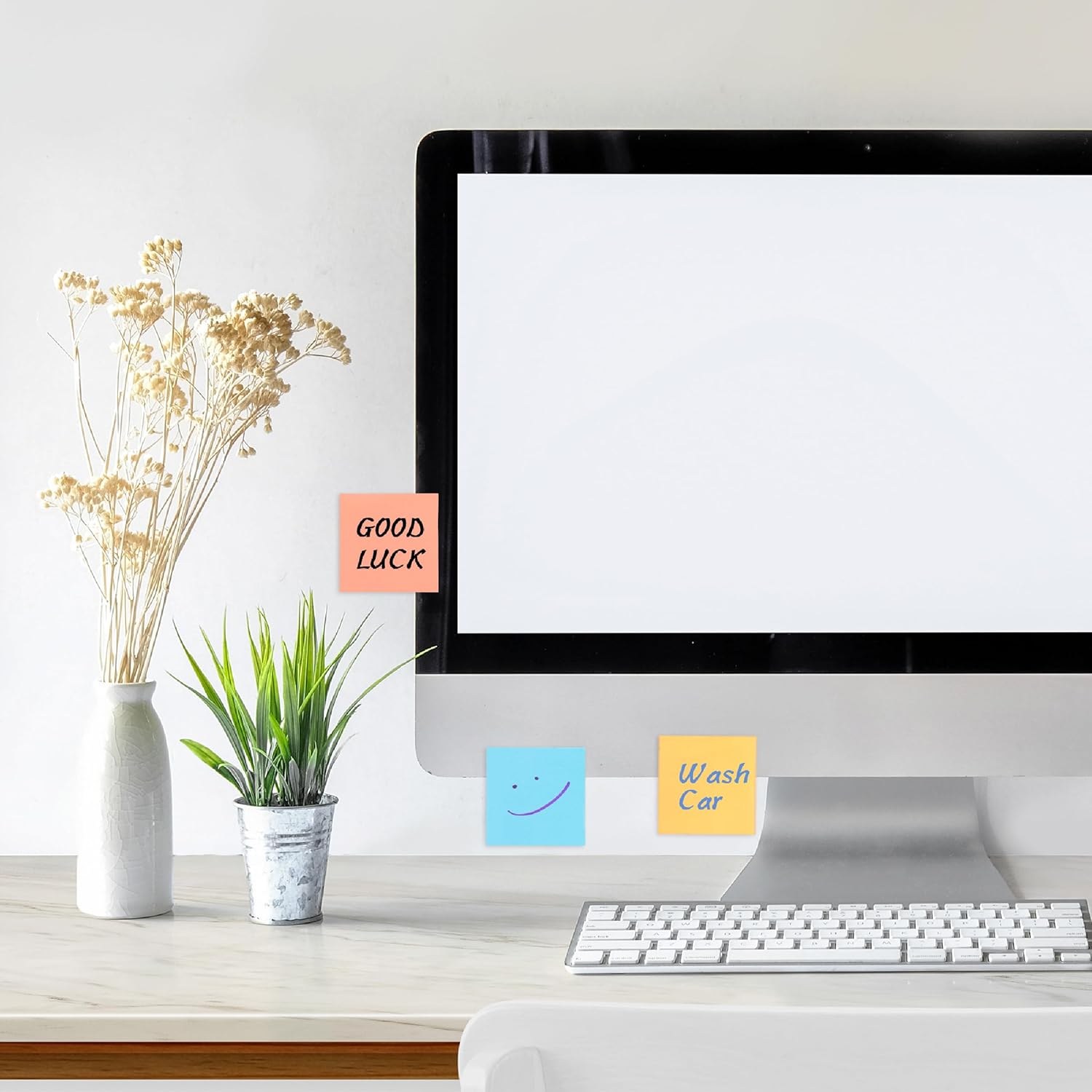 Mr. Pen Sticky Notes, 1.5"x 2", 6 Pads, 60 Sheets/Pad, Pastel Colors,