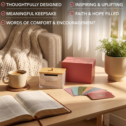 Mr. Pen Scripture for Every Feeling Jar, Encouragement Bible Verse Cards and Jar