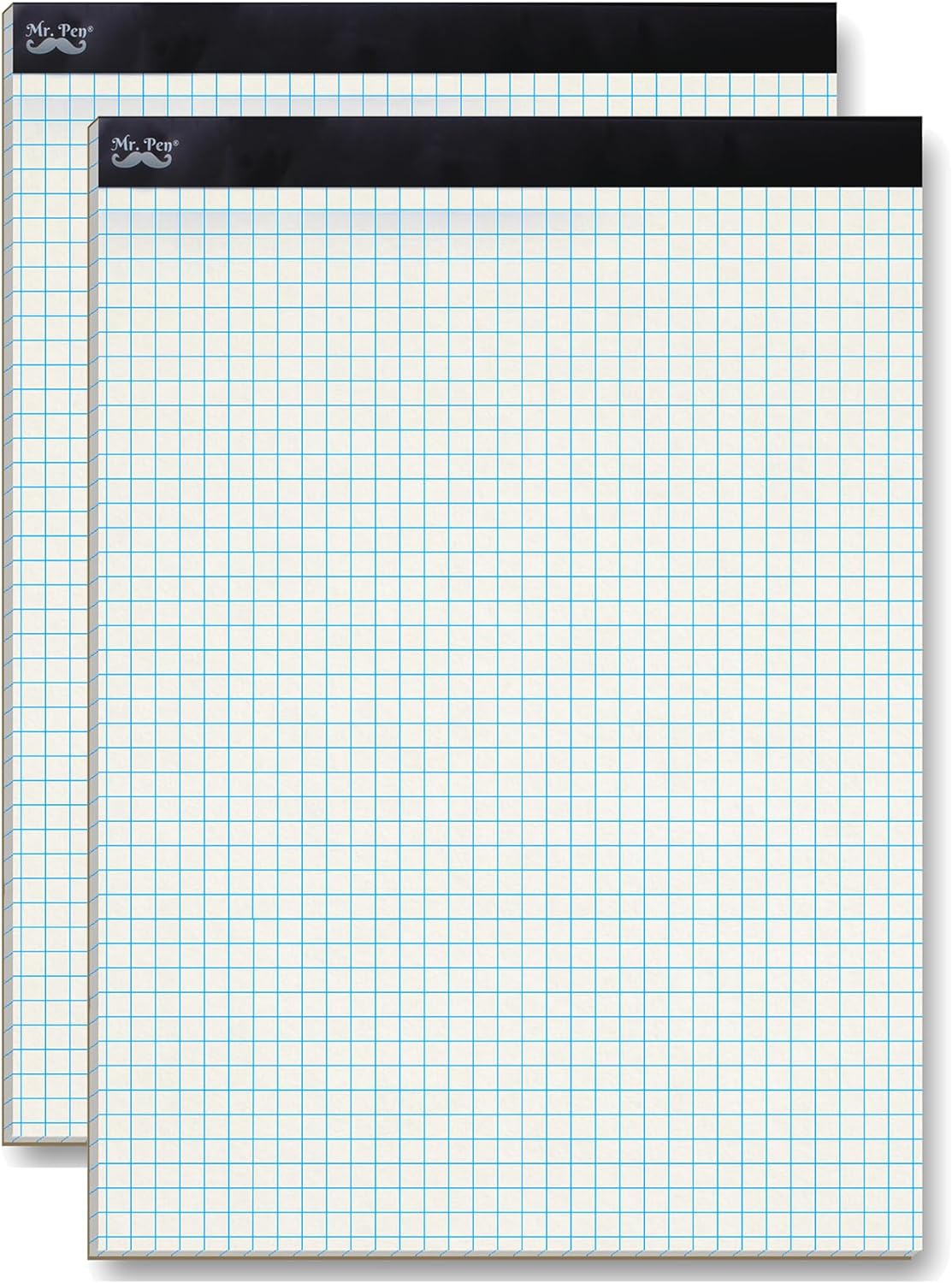 Graph Paper, 2 Pack of 55 Sheets, 8.5"x11", 5x5 (5 Squares per inch), Graphing Paper, Grid Paper Pad, Math Graph Paper Pad, Drafting Paper, Computation Pads, Square Paper, Math Paper