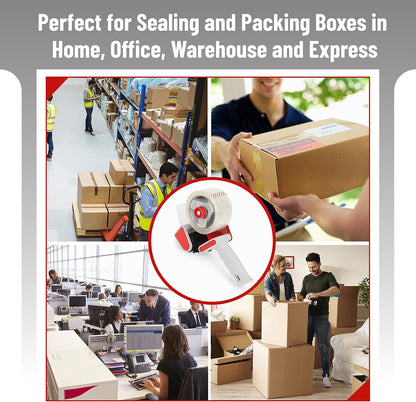 Mr. Pen- Packing Tapes, 1.88" Wide, 60 Yard, 6 Pack with 1 Dispenser Gun, 2 inch