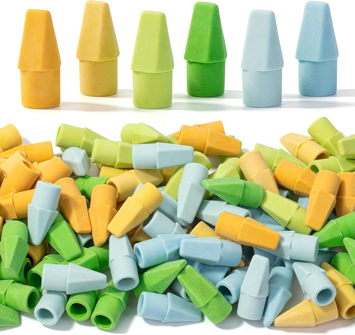 Mr. Pen- Pencil Top Erasers, 120 Pack, Latex-Free, No-Smudge