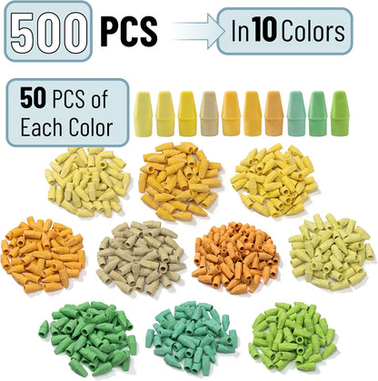 Mr. Pen- Pencil Top Erasers, 120 Pack, Latex-Free, No-Smudge