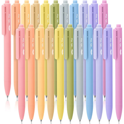 Mr. Pen- Retractable Gel Pens, 22 Pack, Black Ink, Mild Barrel Gel Pens