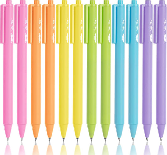 Mr. Pen- Retractable Gel Pens, 12 Pack, Bright Color Ink Gel Pens, Gel Pens Fine Point, Retractable Pens, Cute Pens, Gel Ink Pens