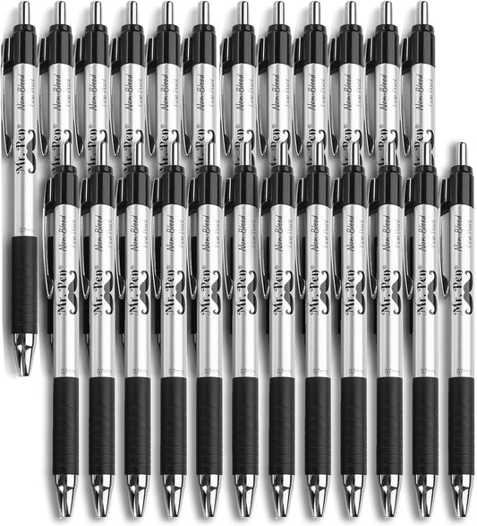 Bible Pens, 24 Pack, Black Pens, Bible Pens No Bleed Through, Bible Journaling Pens, No Bleed Pens, Bible Journaling Supplies, Non-Bleed Fine Point Pens, Black Bible Pen