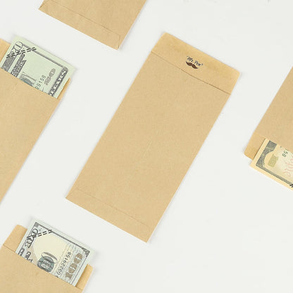 Mr. Pen- Money Envelopes for Cash, 6.5" x 3.5", 500 Pack, Bulk Brown Kraft Paper