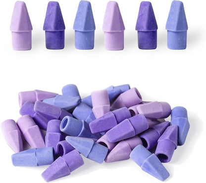 Pencil Erasers Toppers, 30 Pack, Colorful, Latex Free, No Smudge