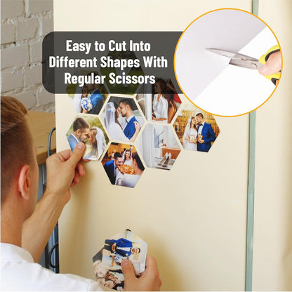 Mr. Pen- Flexible Magnetic Sheets with Adhesive Backing, 8" x 10", 30 Pack, Magnet Sheets with Adhesive