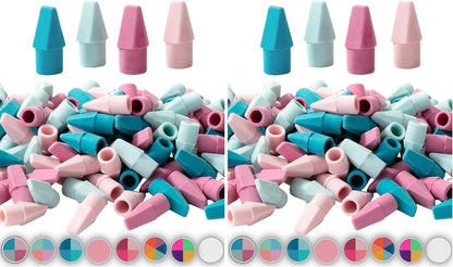 Mr. Pen- Pencil Top Erasers, 120 Pack, Latex-Free, No-Smudge