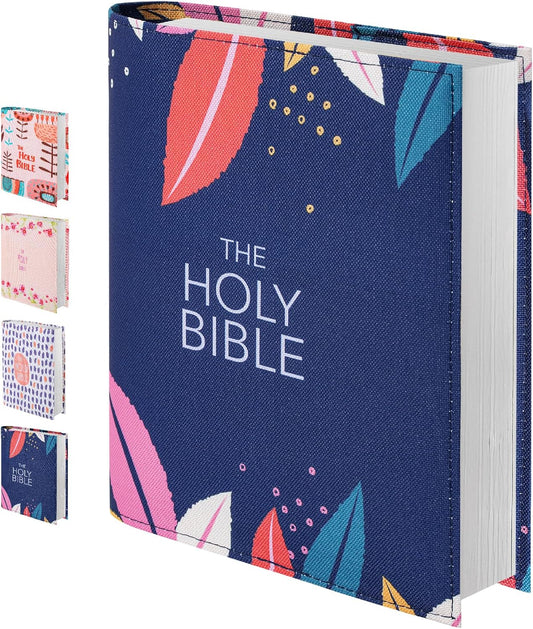 Bible Book Cover, 8" x 6.3", Bible Sleeve Cover, Book Covers for Bibles, Book Covers for Paperback Book Covers for Hardcover, Book Covers for Soft Cover Books