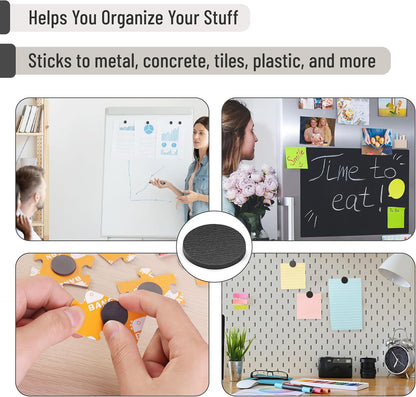 Mr. Pen- Self Adhesive Magnet Dots, 320 pcs, Flexible and Extra Thin, 0.8" x 1mm Thickness, Magnetic Dots with Adhesive Backing