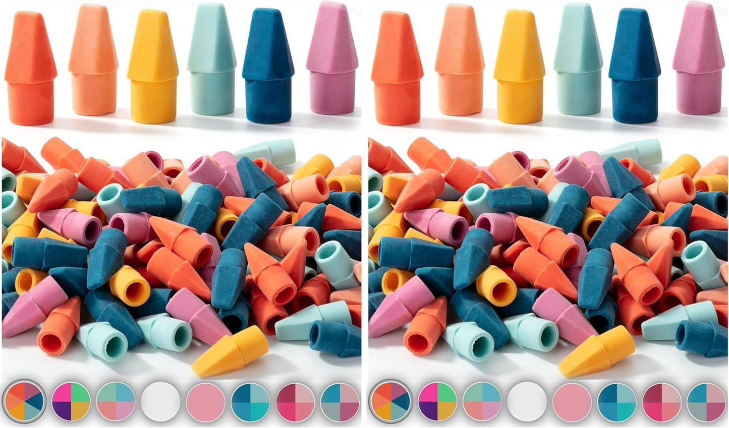 Mr. Pen- Pencil Top Erasers, 120 Pack, Latex-Free, No-Smudge
