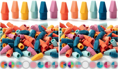 Mr. Pen- Pencil Top Erasers, 120 Pack, Latex-Free, No-Smudge