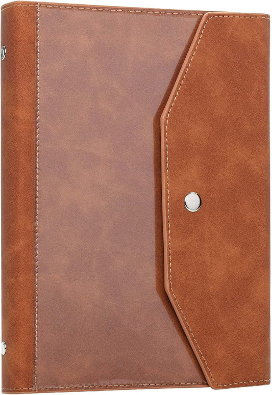 Mr. Pen- A5 Leather Planner Binder, A5 Leather Binder, Leather Ring Binder