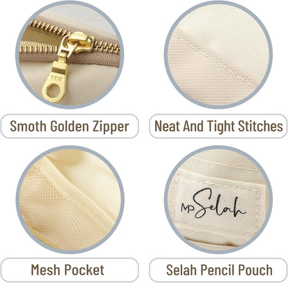 Mr. Pen- Pencil Case, Light Blue, Pencil Pouch, Pencil Bag, Pen Case, Selah Pen Pouch