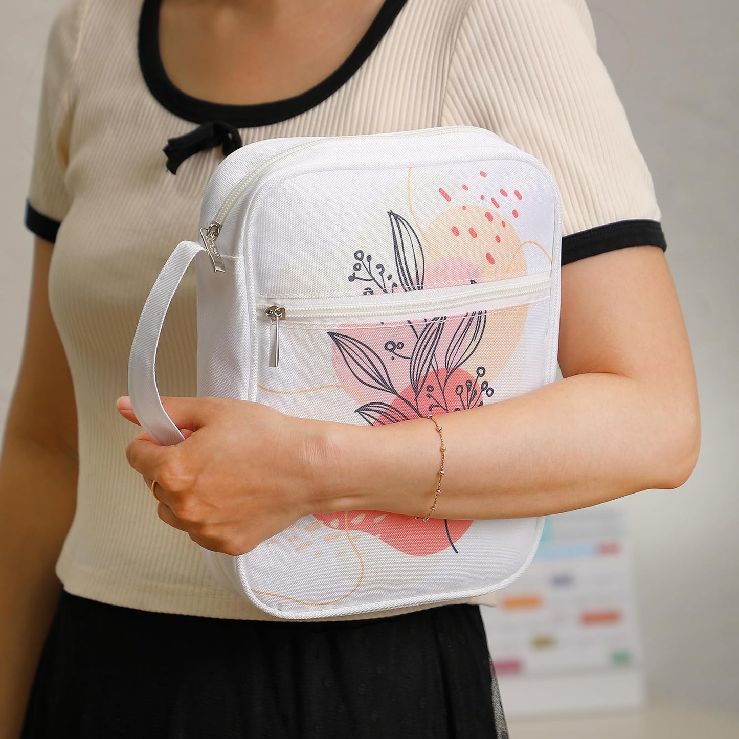 Mr. Pen- Bible Case, Blush Bloom, Bible Covers for Women, Bible Cover, Bible Bag, Bible Covers for Girls, Bible Carrying Case for Women